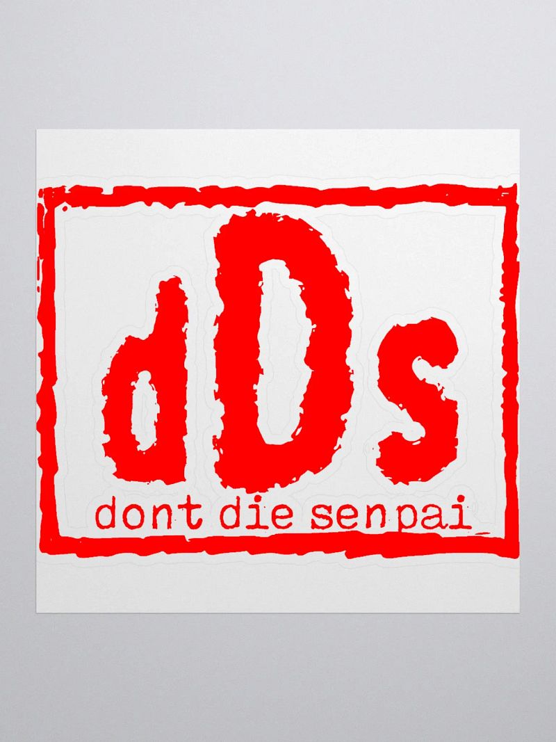 DDS Red Sticker