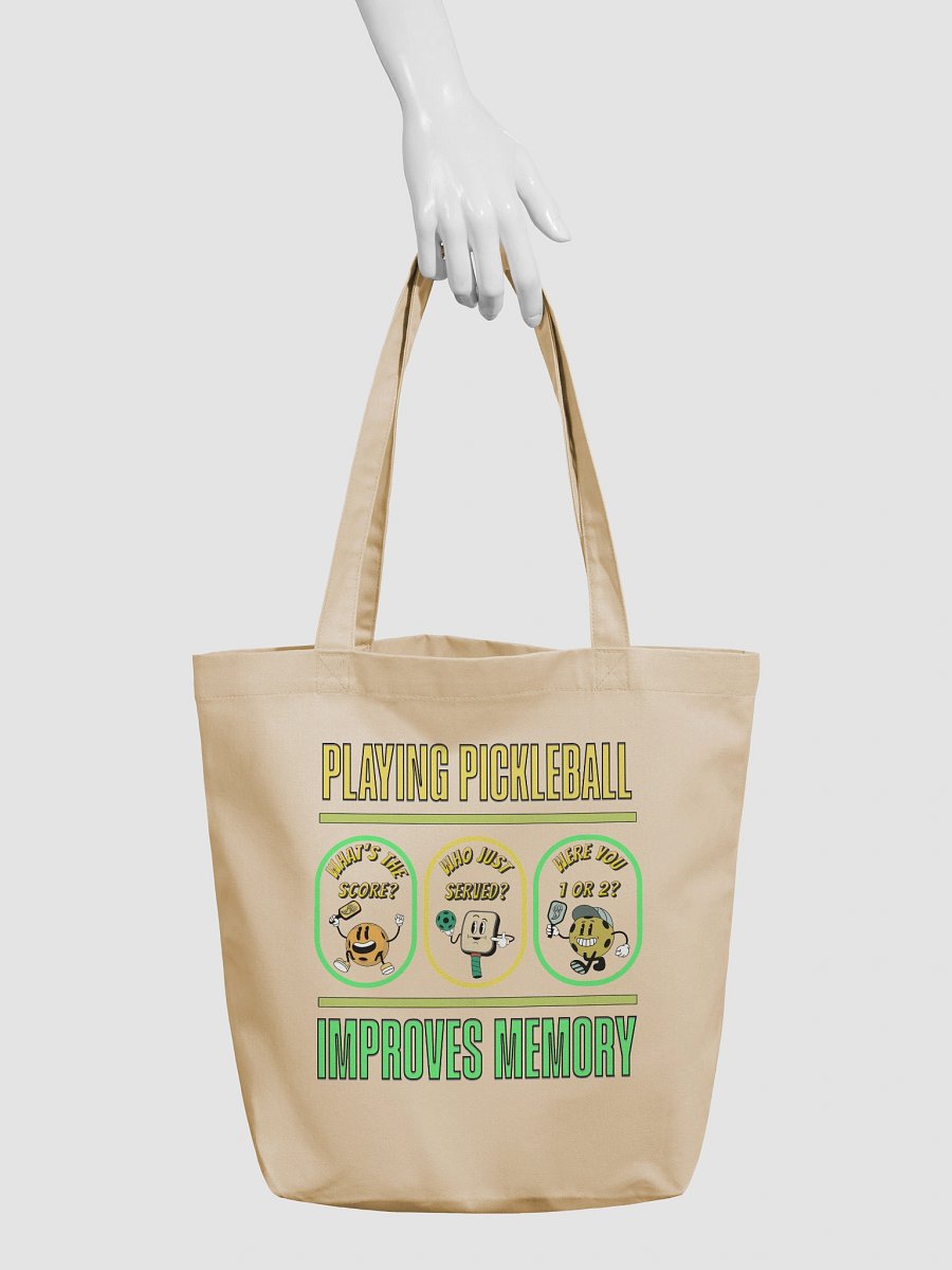 Playing Pickleball Improves Memory Tote product image (3)
