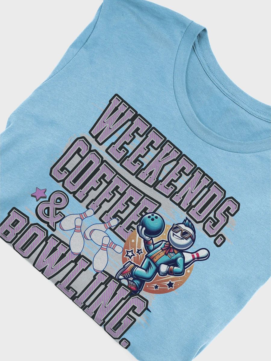 Weekends Coffee And Bowling Vibes Retro T-Shirt product image (41)