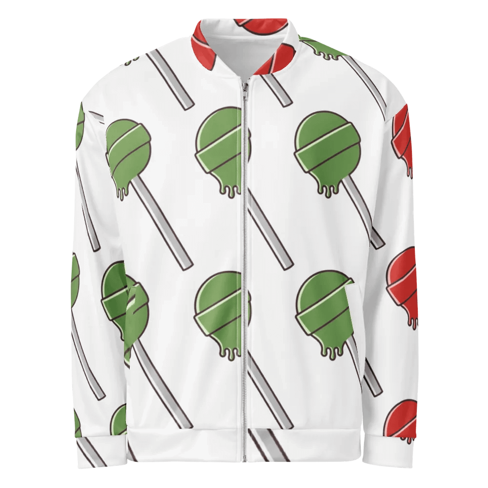 Lollipop Grid All-Over Bomber Jacket product image (1)