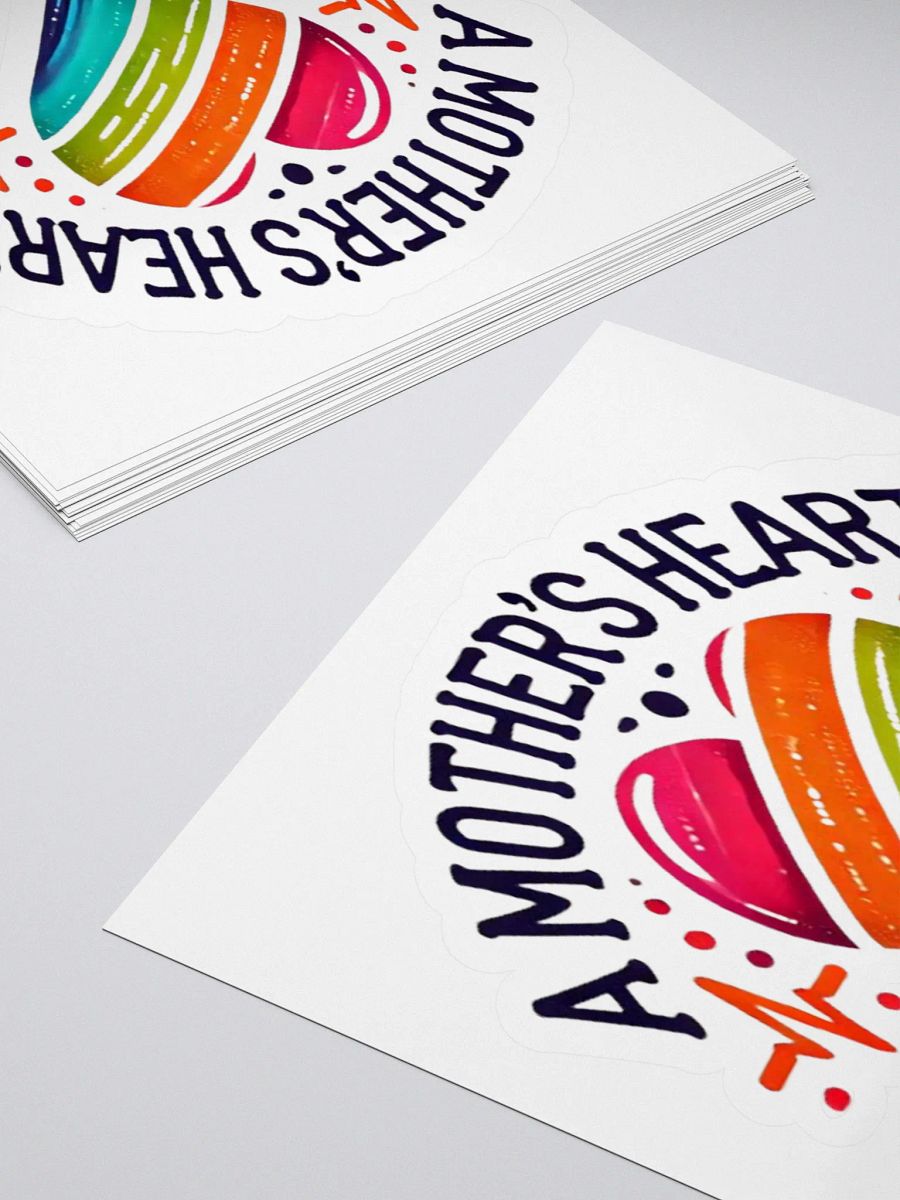 Mother's Heart Kiss Cut Stickers product image (11)