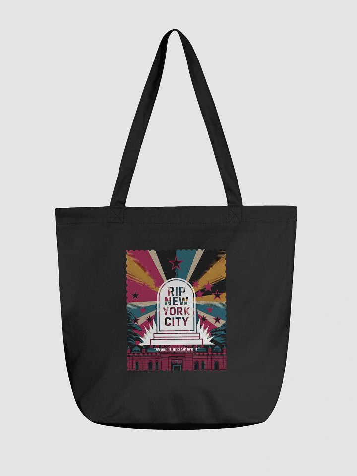 "RIP NYC" Full Color Statement Tote Bag product image (2)