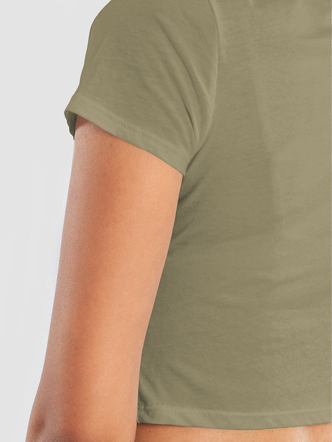 Photo showing Bella+Canvas Women's Crop Tee