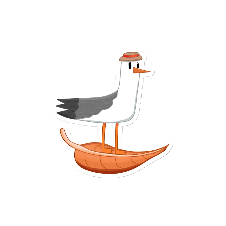 Autumn Ride Magnet (Orange) product image (2)
