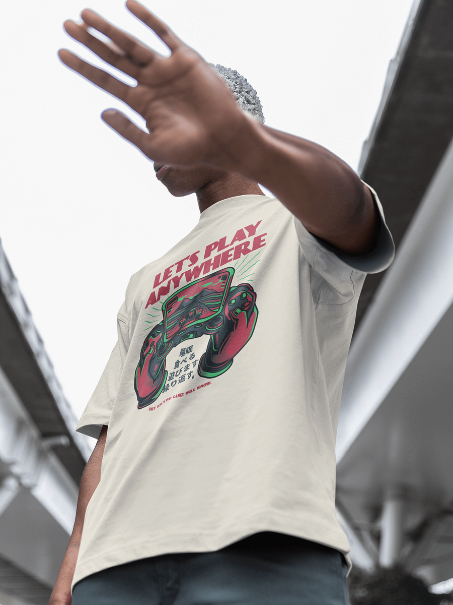 Retro Gamer Vibes Oversized Tee product image (23)