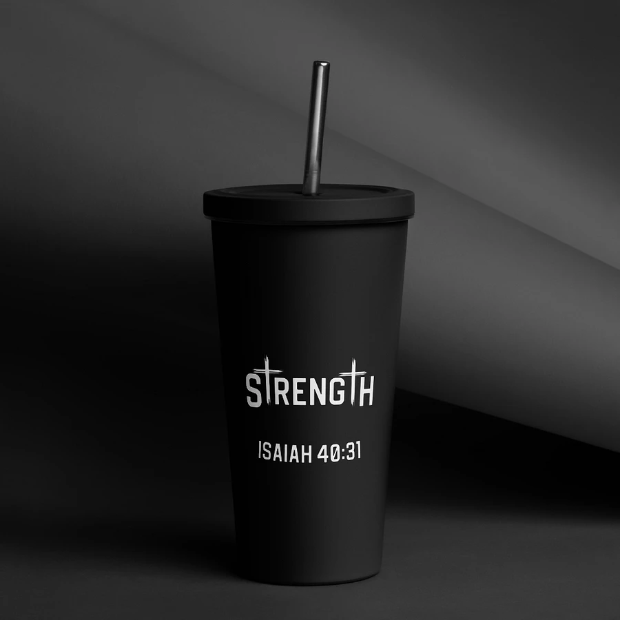 Strength 20 oz. Insolated Cup: Black product image (14)