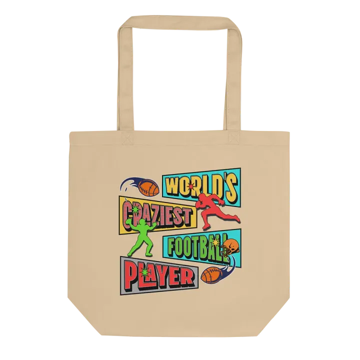 Worlds Craziest Football Player Tote Bag product image (1)