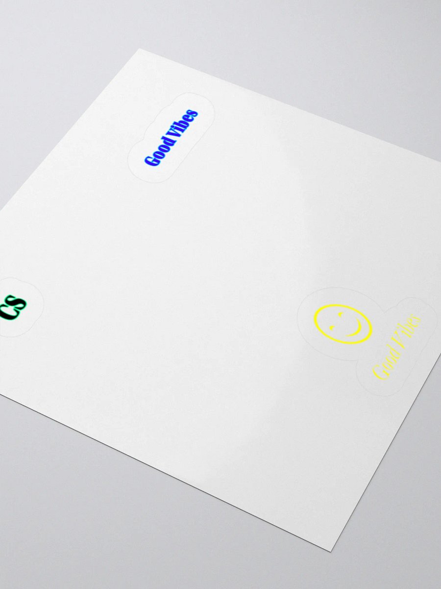 CS Good Vibes Smiley Stickers 3PK product image (3)