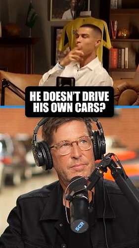 Cristiano Ronaldo doesn't drive his own multimillion dollar car collection? What is the point of even buying them then? Liste...