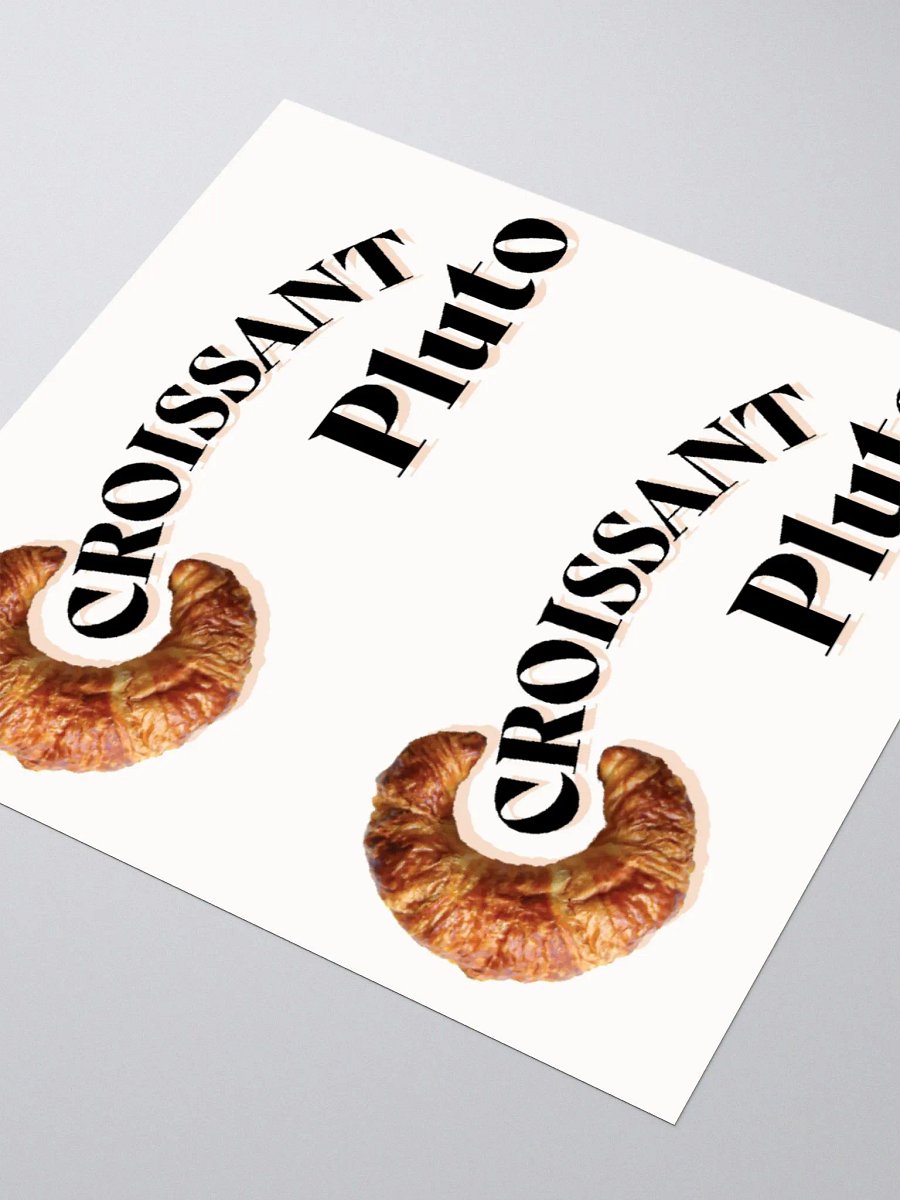 CroissantPluto Sticker product image (8)