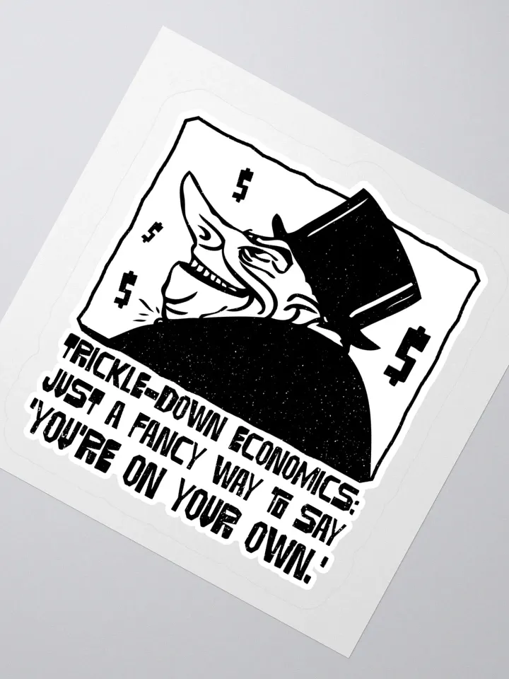 Capitalism is Immoral Sticker product image (6)