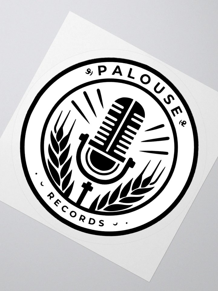 Vintage Microphone Logo Stickers product image (3)