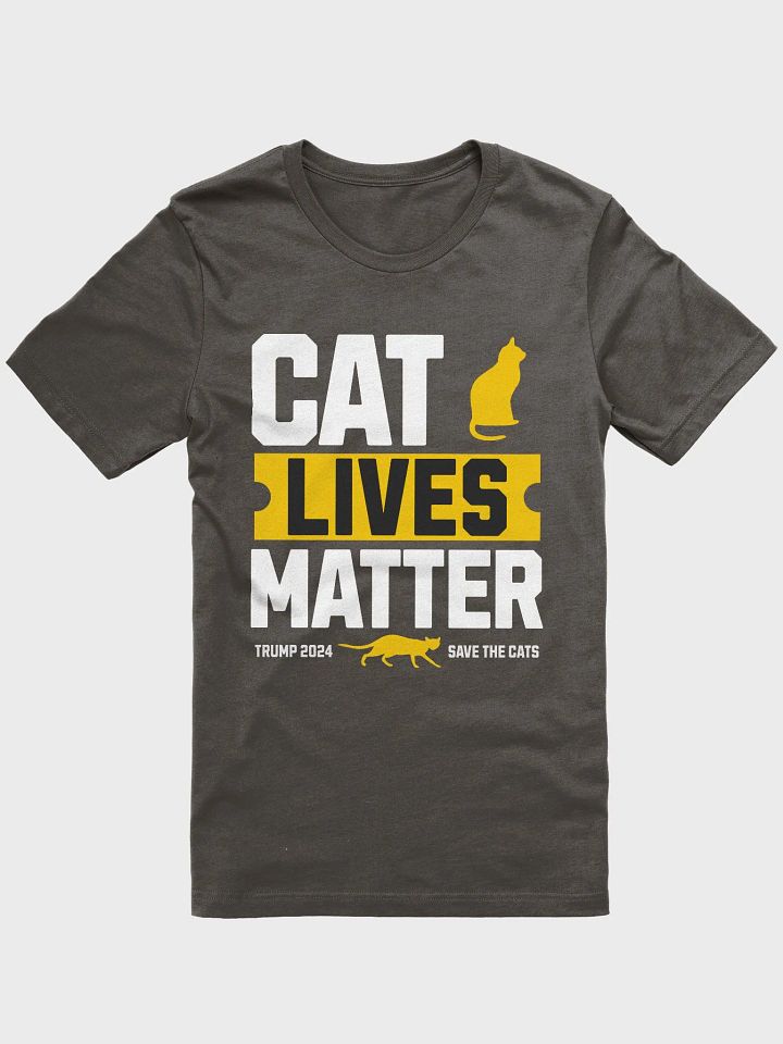 CAT LIVES MATTER-TRUMP 2024 SAVE THE CATS UNISEX T-SHIRT product image (1)