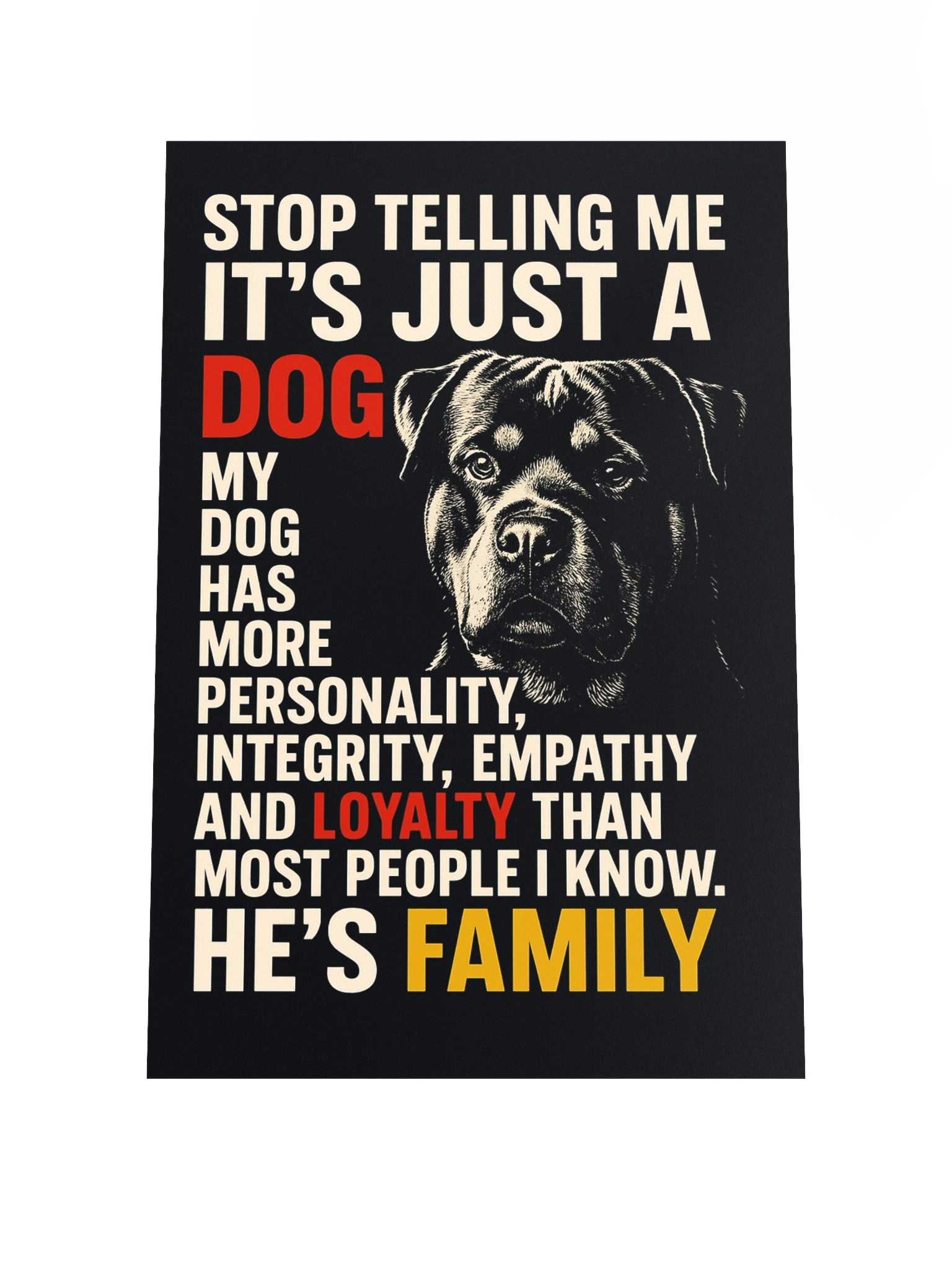 Family Rottweiler Poster product image (2)