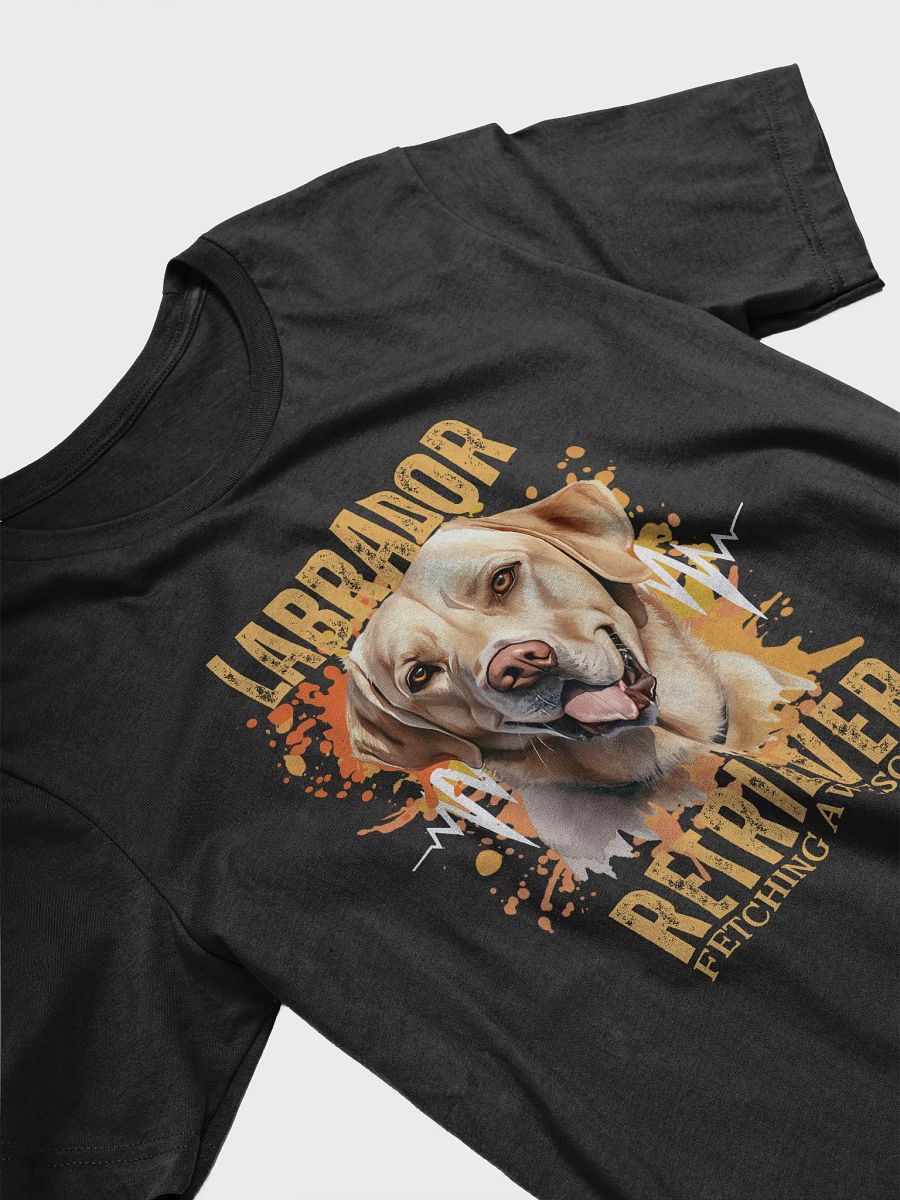 Dark Color Labrador Fetching Awesome Regular T-shirt product image (6)