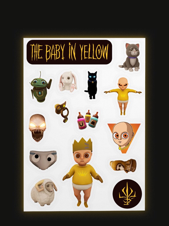 The Baby in Yellow Sticker Pack product image (1)