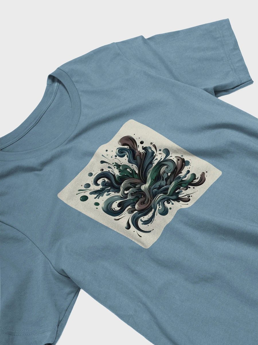 Iconic Comfort Tee | AI Design abstract fluid product image (3)