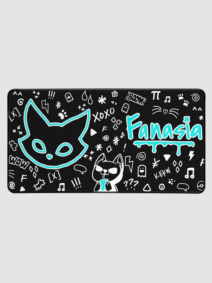 Fana Mauspad Schwarz Blau product image (1)