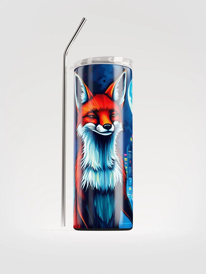 Neon Fox Nightlife Stainless Steel Tumbler product image (1)