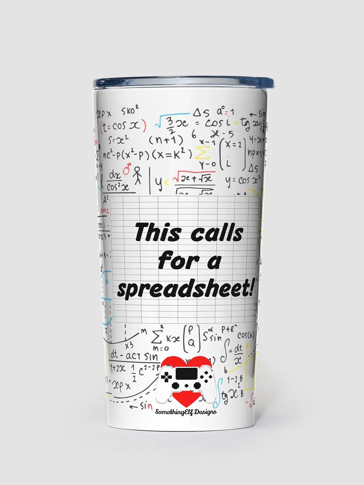This calls for a spreadsheet! Coffee Travel Mug Tumbler product image (1)