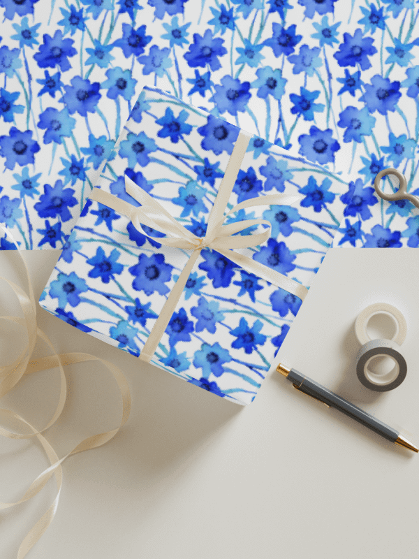 Blue Borage Paper Sheets product image (4)