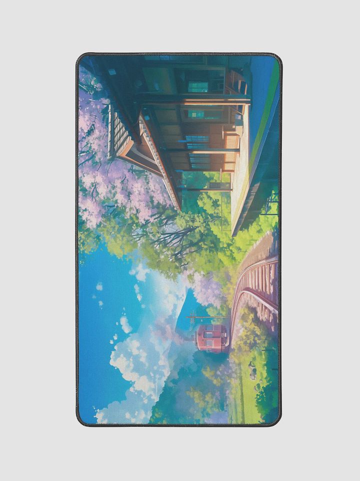 Tranquil Railway Desk Mat - 12