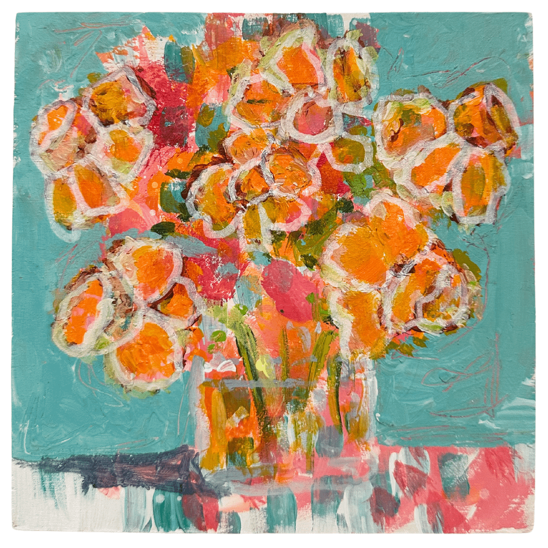 Original Painting: Golden Hour Blooms product image (1)