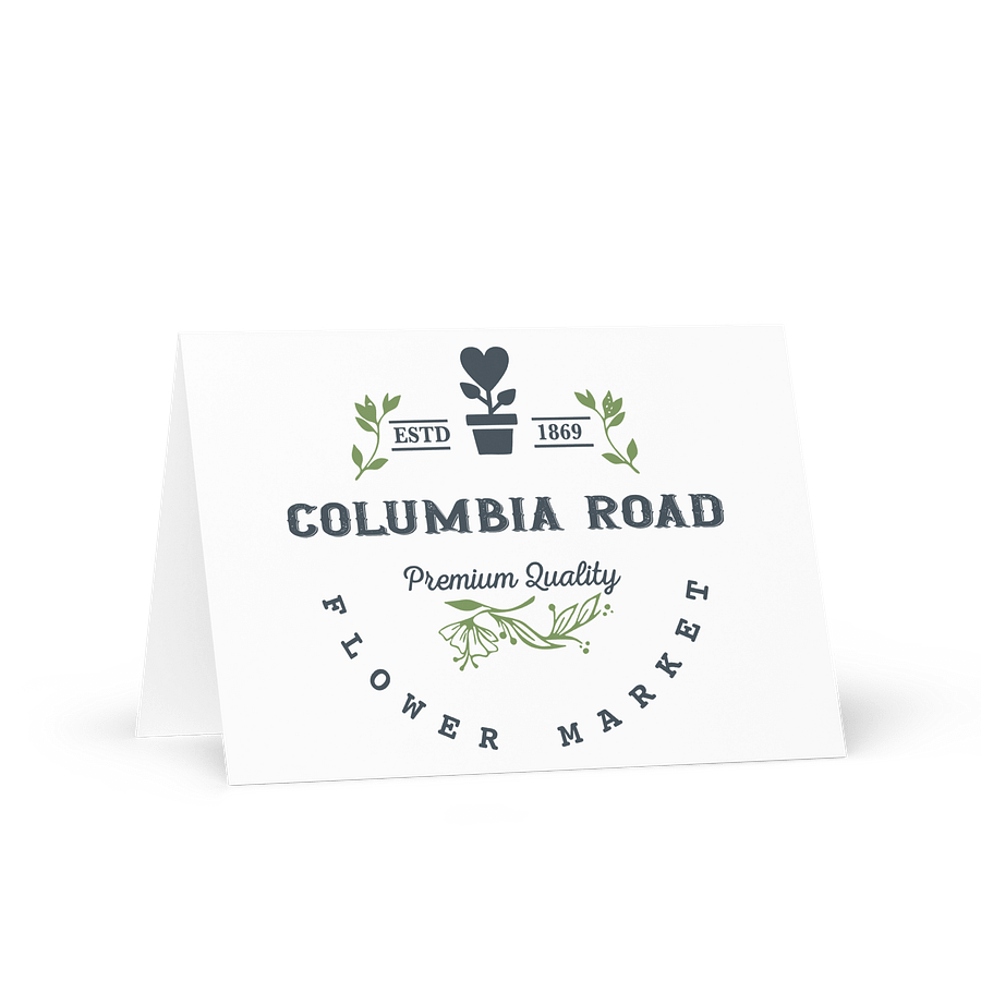 Columbia Road Market Logo Greeting Card product image (1)