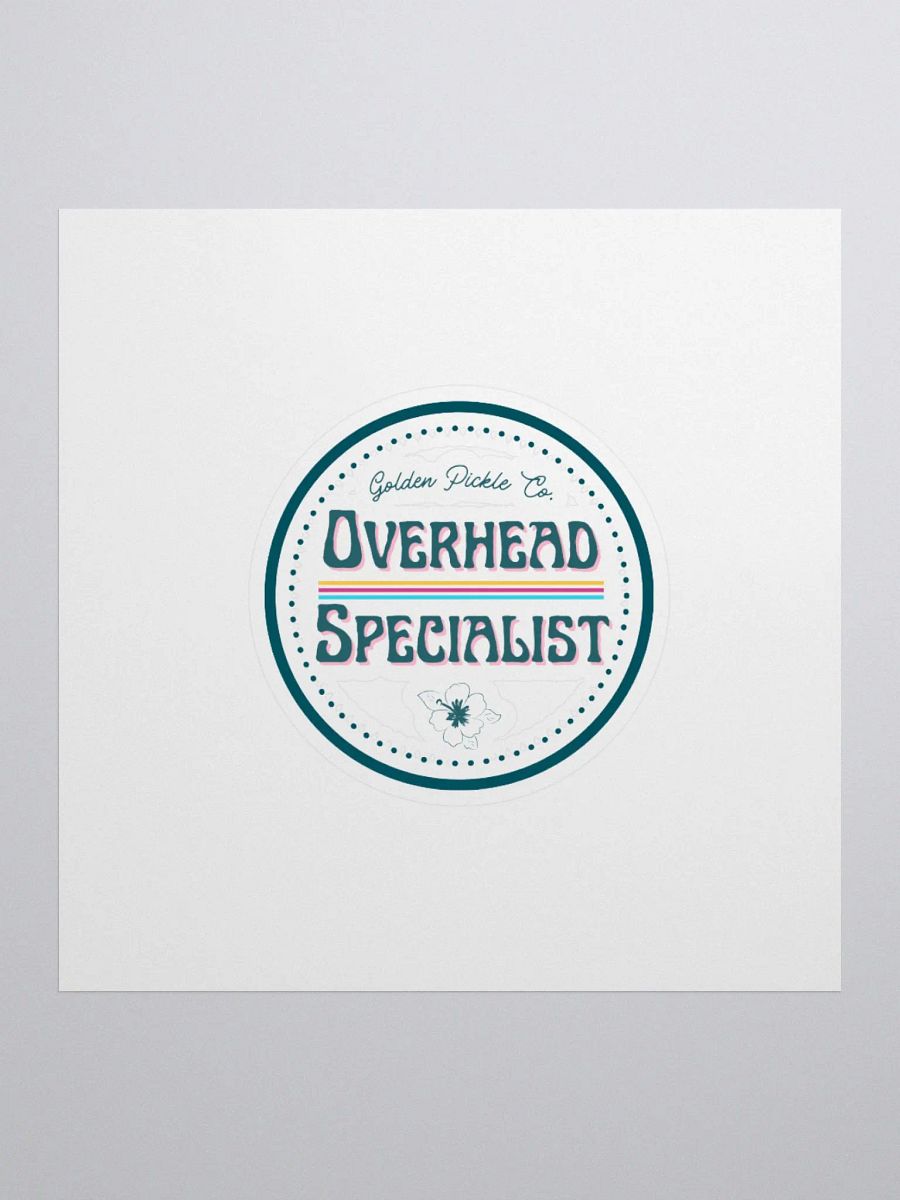 Overhead Specialist Kiss Cut Stickers product image (2)