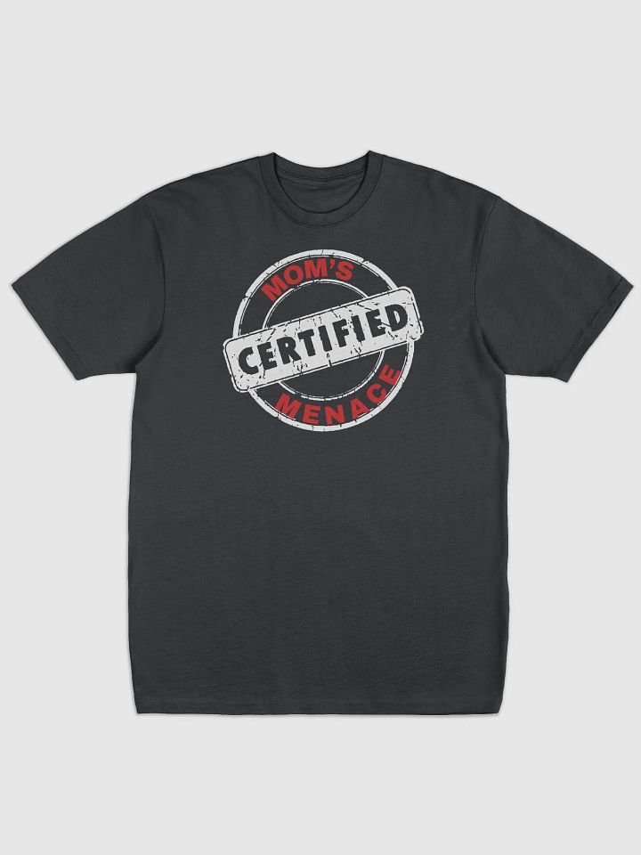MOM'S CERTIFIED MENACE Stamp Tee product image (1)