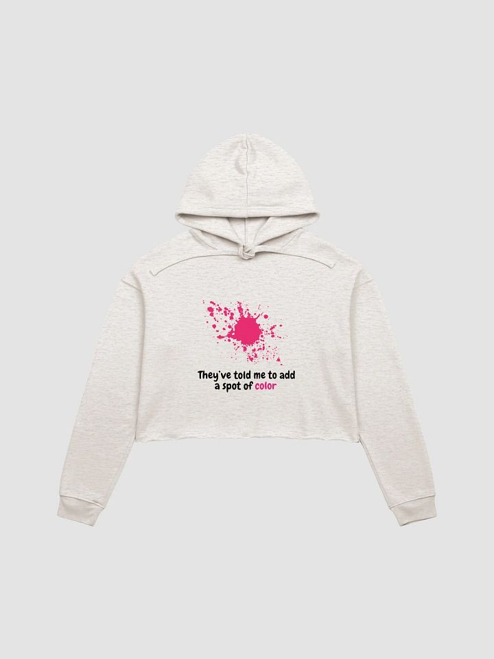 Spot of Color Crop Hoodie product image (4)