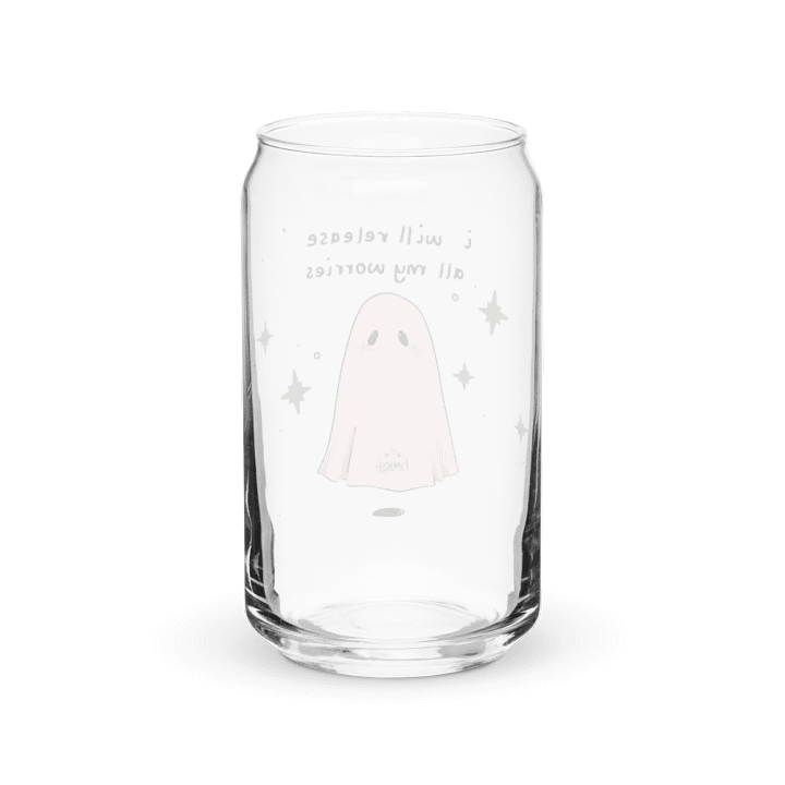 I will release all my worries drink glass product image (6)