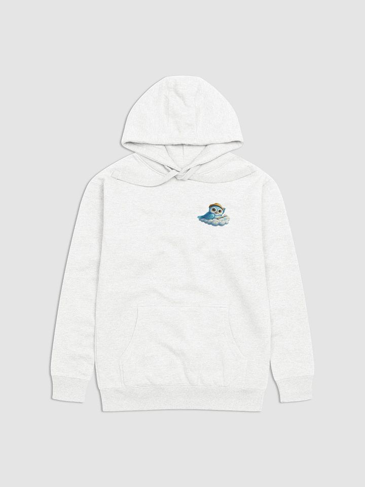 Whimsical Owl Reading on Cloud Hoodie product image (1)