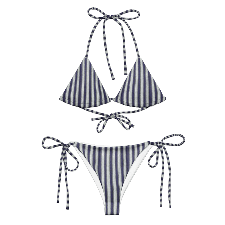 The Gray Areas Striped Bikini product image (1)