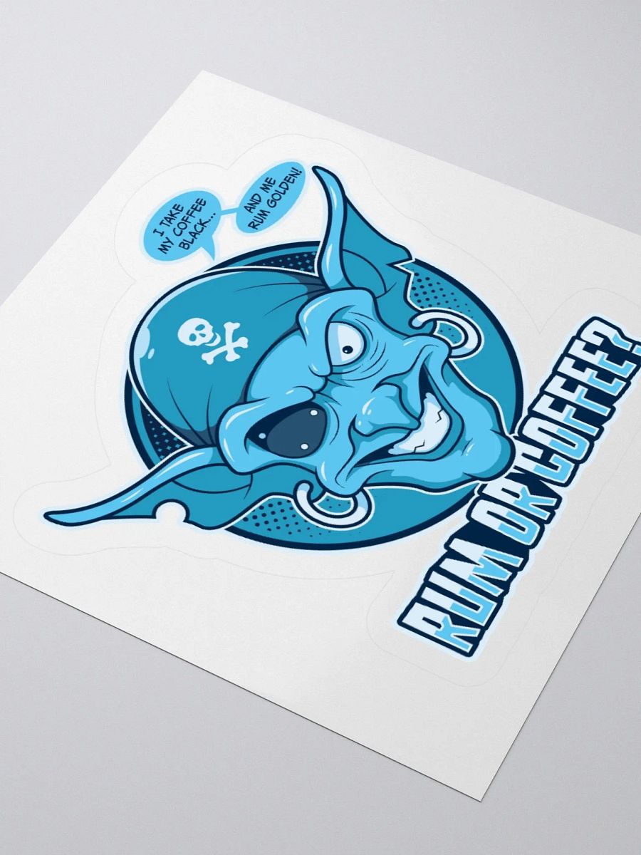 Funny College Student Sticker – Retro Pirate Design product image (7)