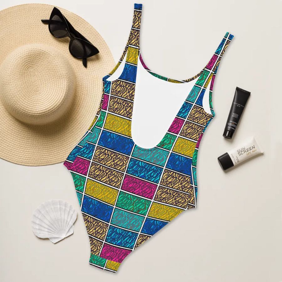 Bloom with Confidence: Floral Block One-Piece Swimsuit product image (3)