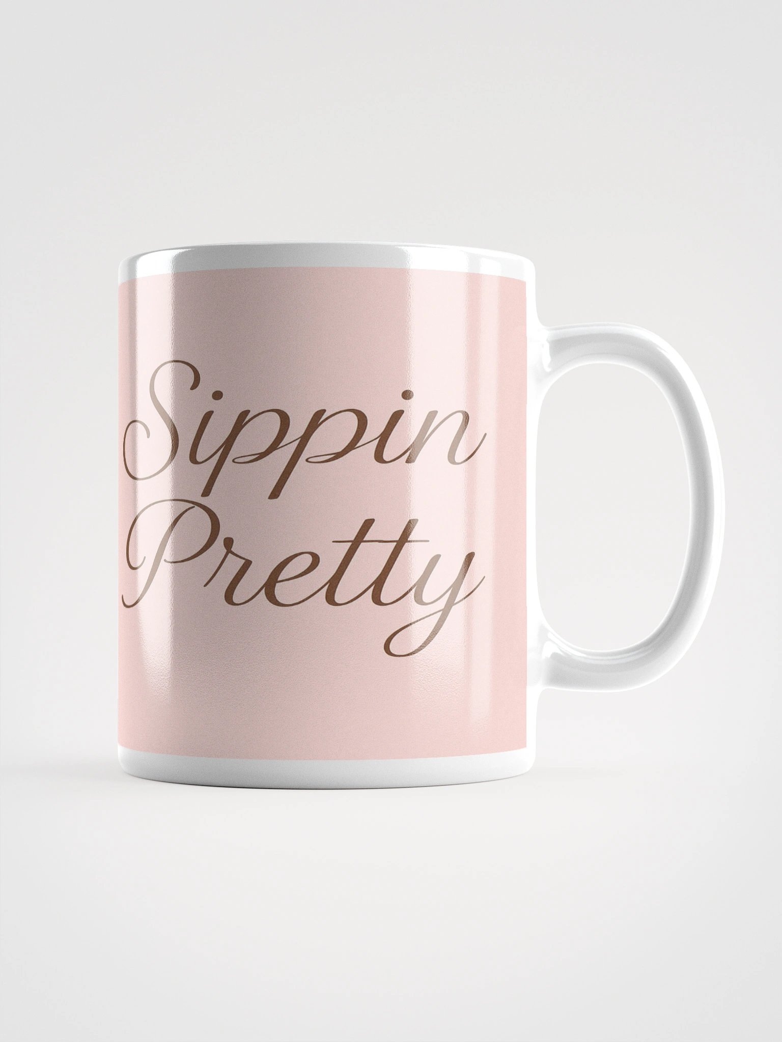 Sippin Pretty White Glossy Mug product image (1)