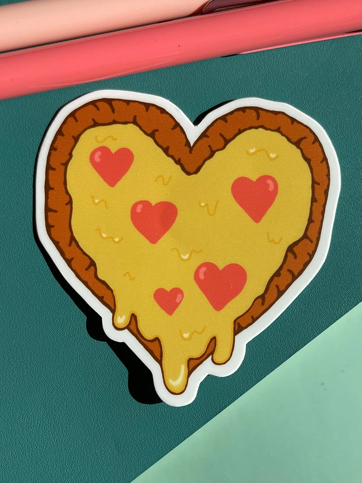 Pizza Heart Sticker product image (1)