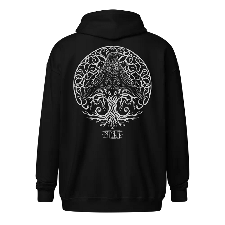 Munin's Perch Zip Hoodie product image (1)
