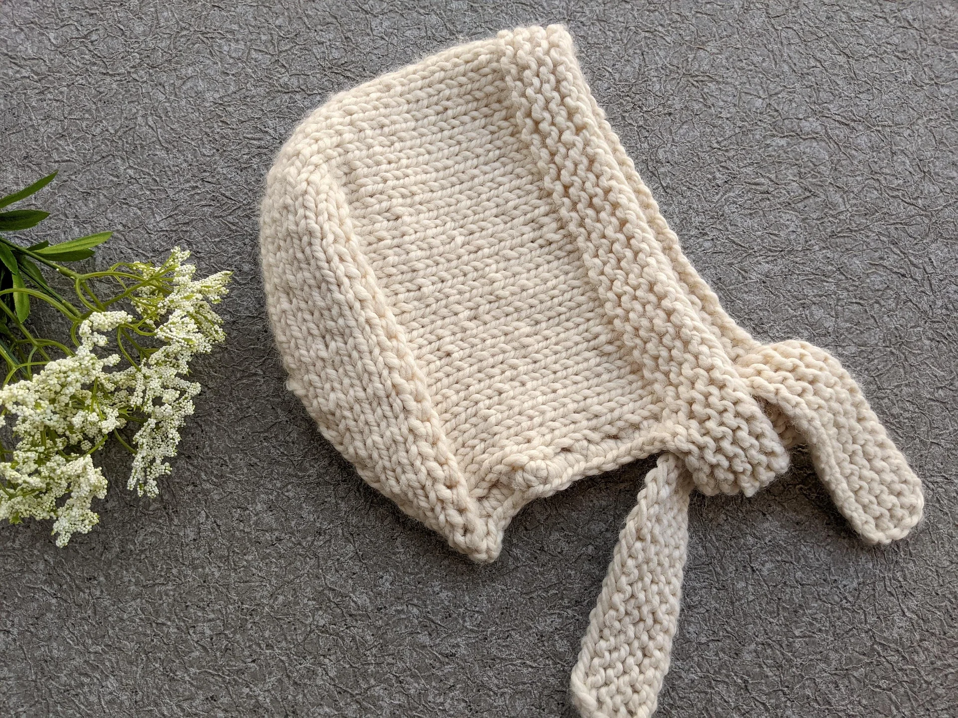 Super Bulky/Chunky Knit Bonnet Pattern product image (8)