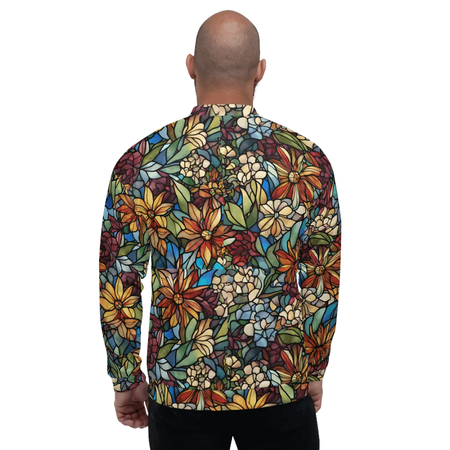 Phantasmagorical Floral Fiesta Bomber Jacket product image (6)