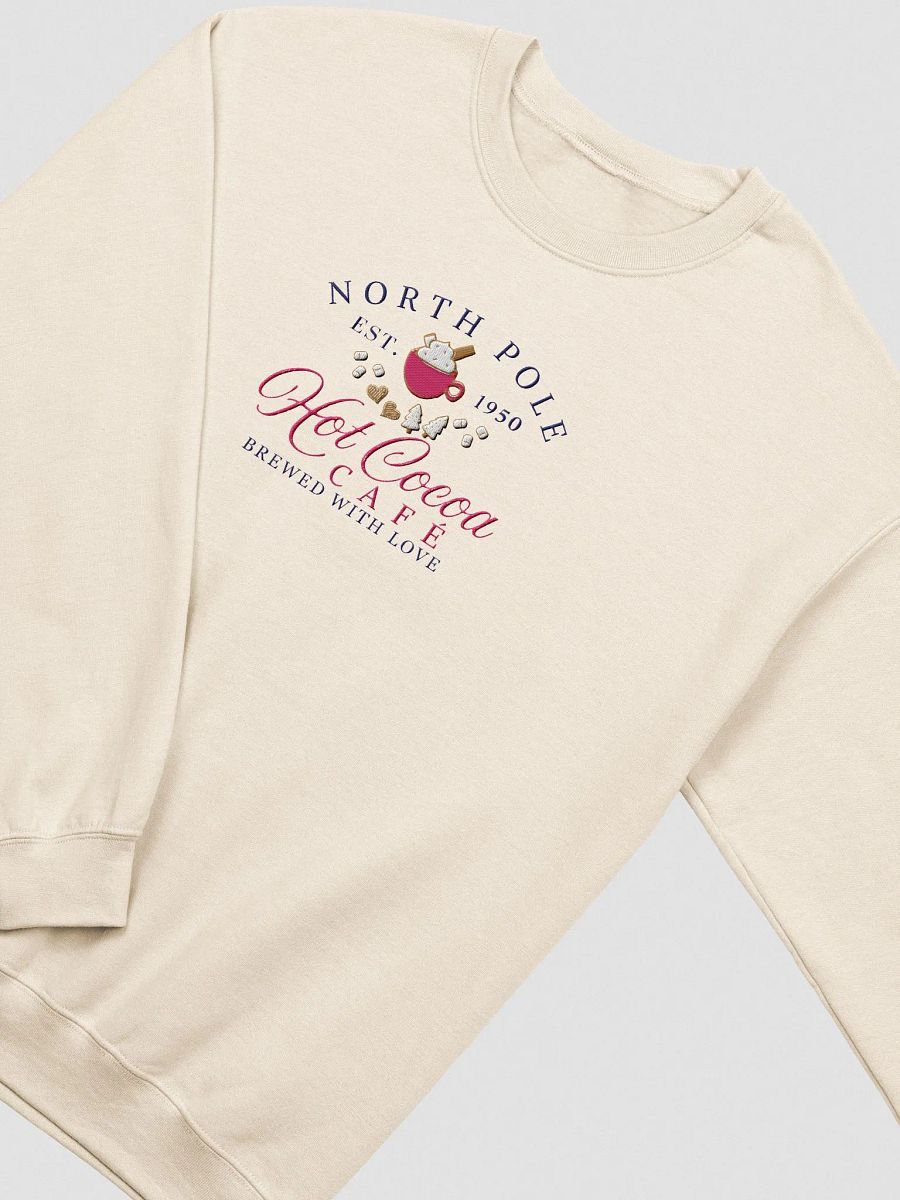 North Pole Hot Cocoa Café Embroidered Sweatshirt product image (3)