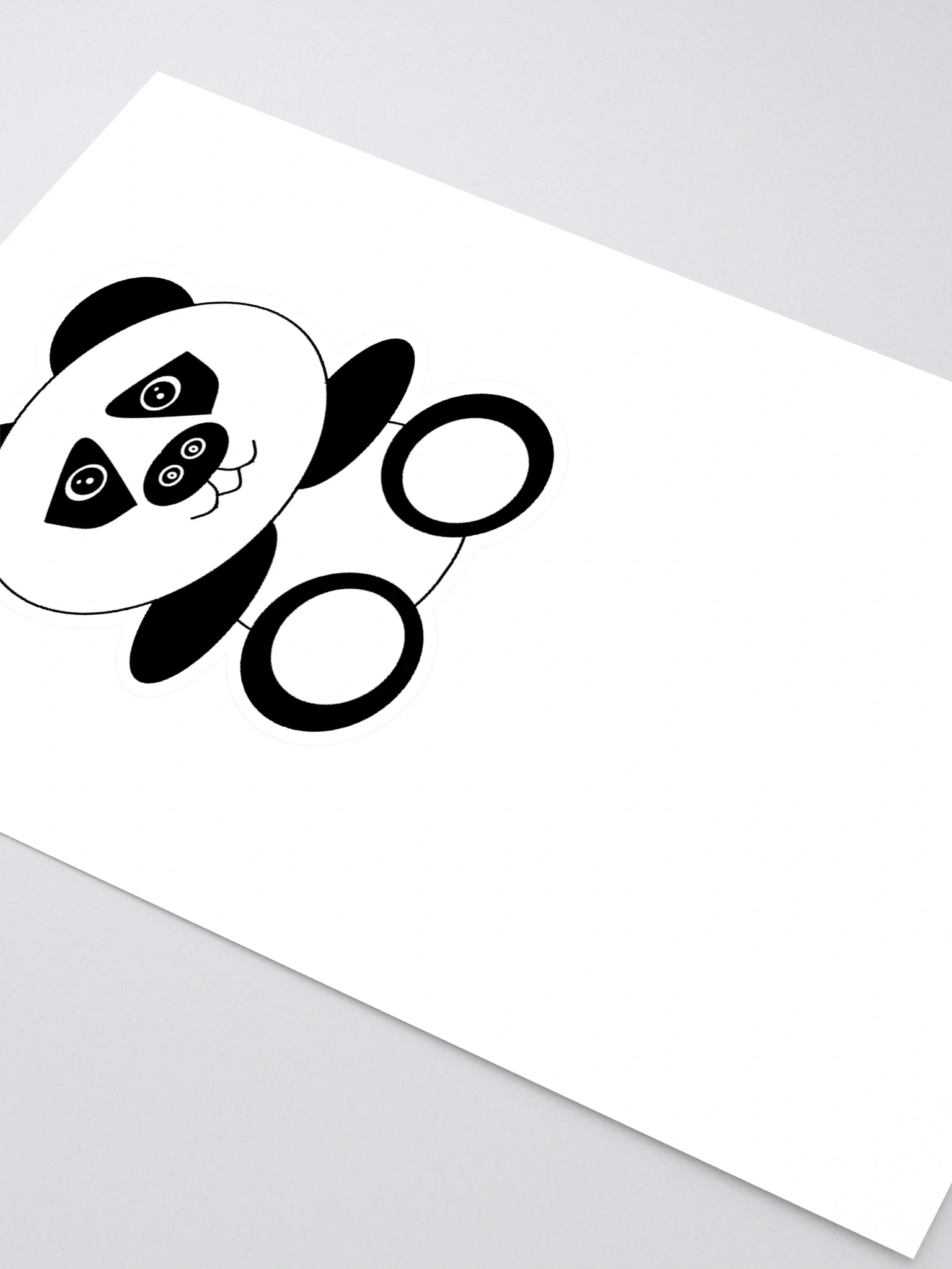 Panda Kiss Cut Sticker Sheet product image (2)