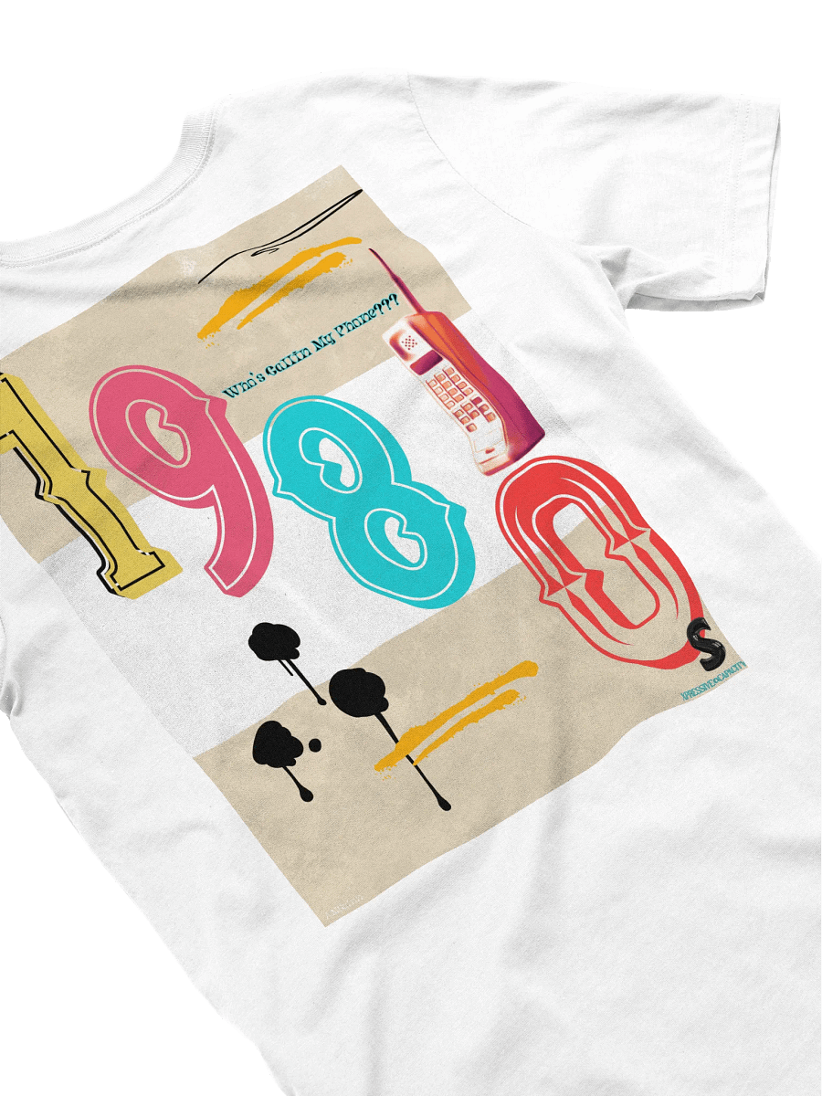 80'S RETRO NOKIA GRAPHIC TEE ~~~ RETRO NOKIA BRICK PHONE ON THE BACK! product image (5)