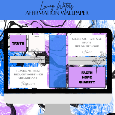 Living Waters Affirmation Wallpaper v1 product image (3)