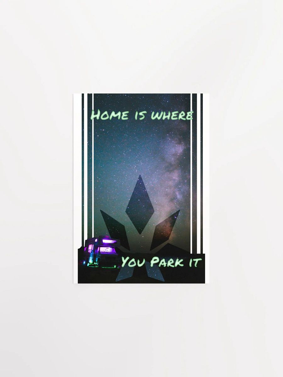 Home is Where you Park it, Stars Print product image (1)
