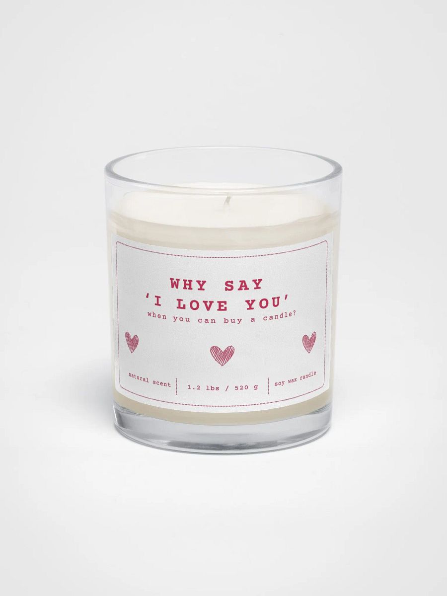Why Say 'I Love You' Candle product image (1)