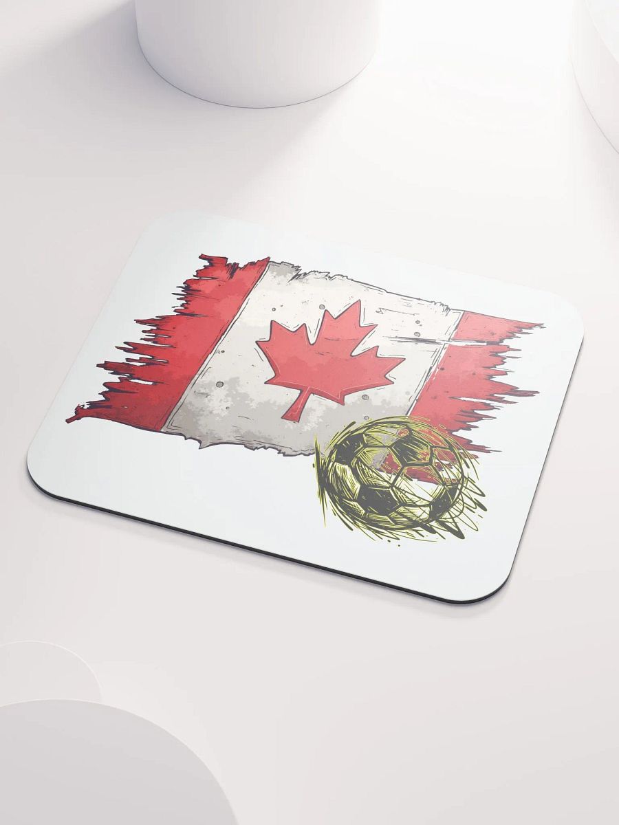 Canada Flag Soccer Football Mouse Pad product image (3)