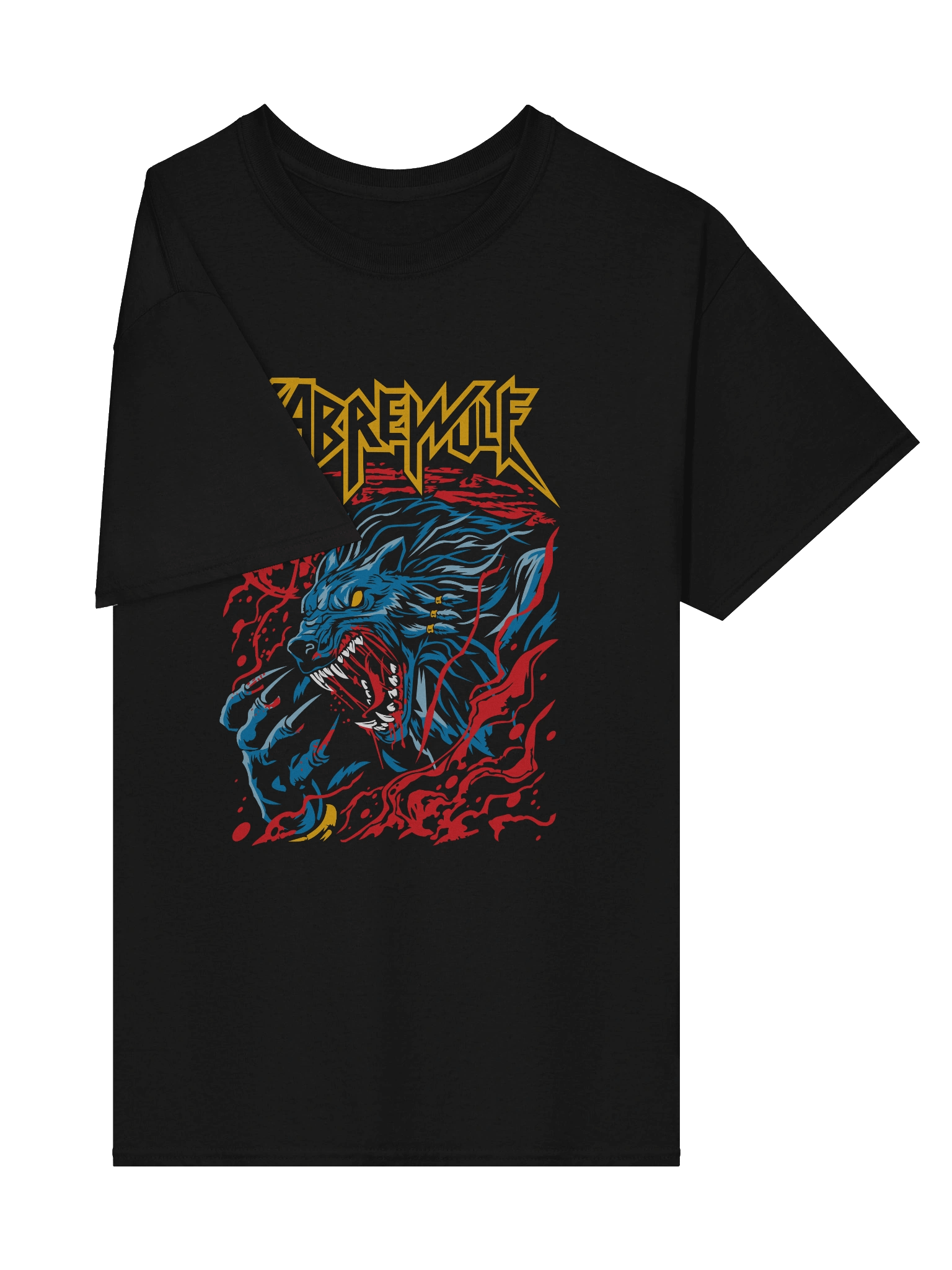 Vivid Wolf Graphic Tee product image (4)