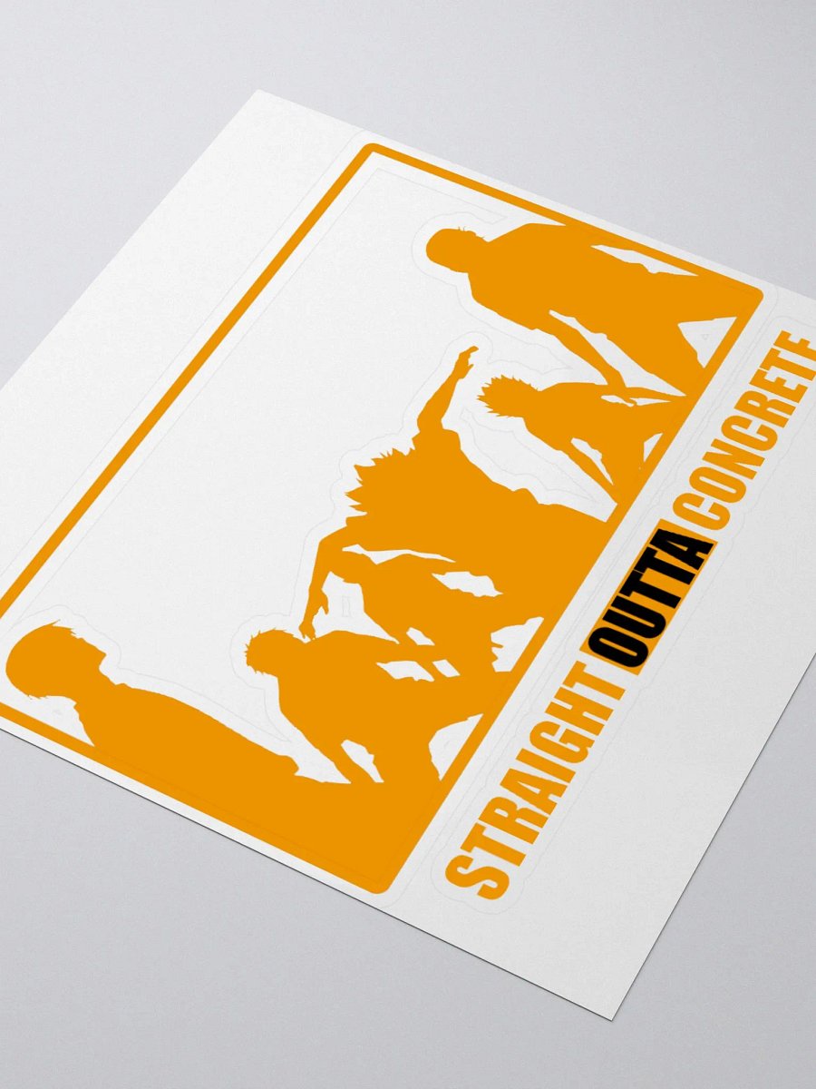Karasuno 'SOC' Orange Sticker product image (3)